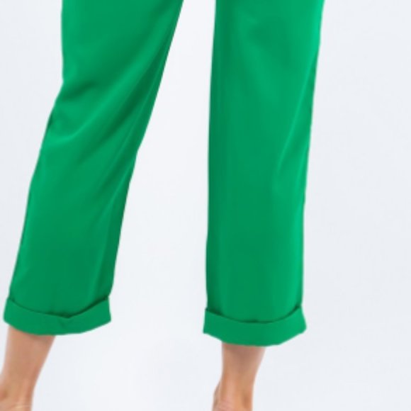 Green Capri Pants - Picture 5 of 7